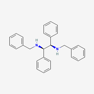 (1R,2R)-N1,N2-Dibenzyl-1,2-diphenylethane-1,2-diamine chemical structure (CAS 221226-19-3)