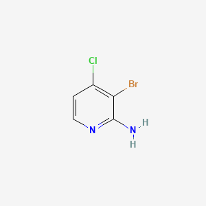 3-Bromo-4-chloropyridin-2-amine chemical structure (CAS 221297-82-1)