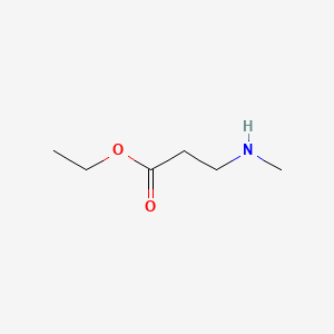 Ethyl 3-(methylamino)propanoate chemical structure (CAS 2213-08-3)
