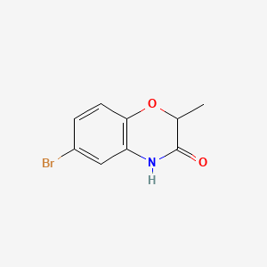 6-Bromo-2-methyl-2H-benzo[b][1,4]oxazin-3(4H)-one chemical structure (CAS 221311-16-6)