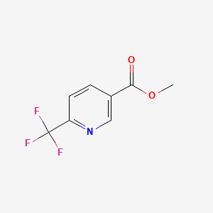 Methyl 6-(trifluoromethyl)nicotinate chemical structure (CAS 221313-10-6)