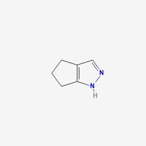 1,4,5,6-Tetrahydrocyclopenta[c]pyrazole chemical structure (CAS 2214-03-1)