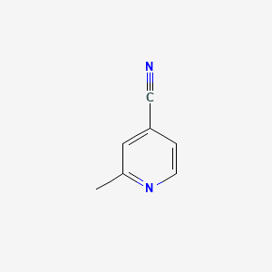 4-Cyano-2-methylpyridine chemical structure (CAS 2214-53-1)