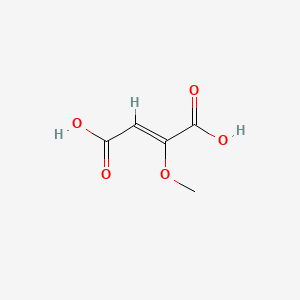 (Z)-2-Methoxy-2-butenedioic acid chemical structure (CAS 2215-12-5)