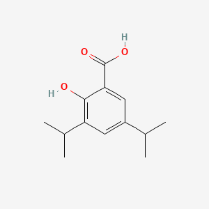 2-Hydroxy-3,5-diisopropylbenzoic acid chemical structure (CAS 2215-21-6)