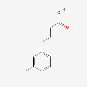 4-(m-Tolyl)butanoic acid chemical structure (CAS 22156-45-2)