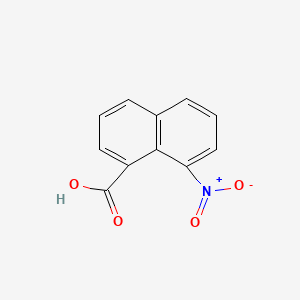 8-Nitro-1-naphthoic acid chemical structure (CAS 2216-13-9)