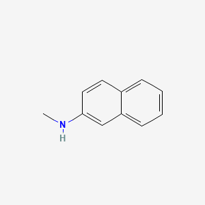 N-Methylnaphthalen-2-amine chemical structure (CAS 2216-67-3)