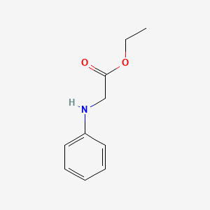 N-Phenylglycine Ethyl Ester chemical structure (CAS 2216-92-4)
