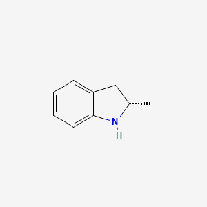 (S)-2-Methylindoline chemical structure (CAS 22160-09-4)