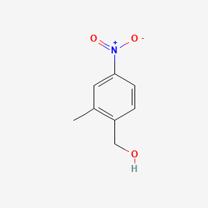 (2-Methyl-4-nitrophenyl)methanol chemical structure (CAS 22162-15-8)