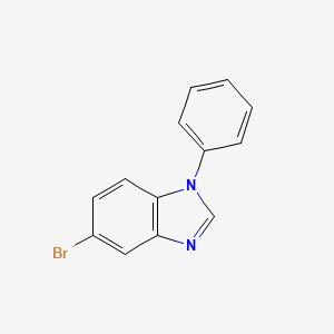 5-Bromo-1-phenyl-1H-benzo[d]imidazole chemical structure (CAS 221636-18-6)
