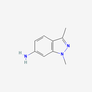 1,3-Dimethyl-1H-indazol-6-amine chemical structure (CAS 221681-92-1)
