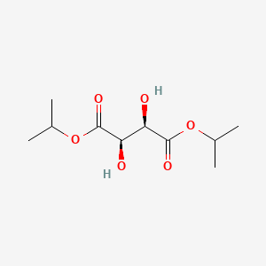 Diisopropyl (2R,3R)-2,3-dihydroxysuccinate chemical structure (CAS 2217-15-4)