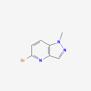 5-Bromo-1-methyl-1H-pyrazolo[4,3-b]pyridine chemical structure (CAS 2219366-71-7)
