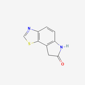 6,8-Dihydro-7H-thiazolo[5,4-e]indol-7-one chemical structure (CAS 222036-27-3)