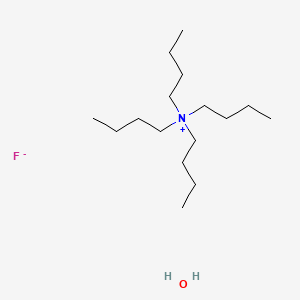 Tetrabutylammonium fluoride xhydrate chemical structure (CAS 22206-57-1)
