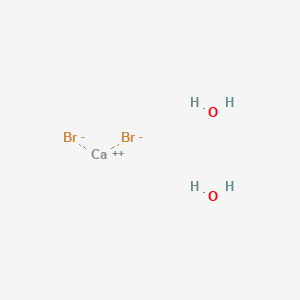 Calcium bromide dihydrate chemical structure (CAS 22208-73-7)