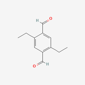 2,5-Diethylterephthalaldehyde chemical structure (CAS 222159-15-1)