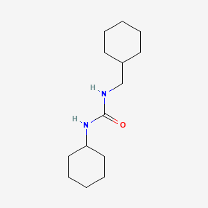 1-Cyclohexyl-3-(cyclohexylmethyl)urea chemical structure (CAS 2222-58-4)