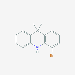 4-Bromo-9,9-dimethyl-9,10-dihydroacridine chemical structure (CAS 2222130-32-5)