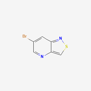 6-Bromoisothiazolo[4,3-b]pyridine chemical structure (CAS 2222541-50-4)