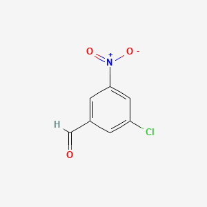 3-Chloro-5-nitrobenzaldehyde chemical structure (CAS 22233-54-1)