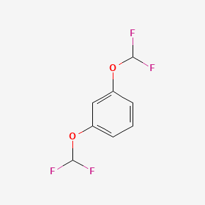 1,3-Bis(difluoromethoxy)benzene chemical structure (CAS 22236-12-0)