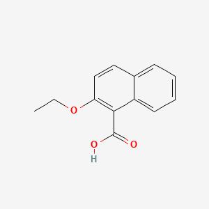 2-Ethoxy-1-naphthoic acid chemical structure (CAS 2224-00-2)