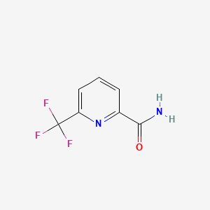 6-(Trifluoromethyl)picolinamide chemical structure (CAS 22245-84-7)