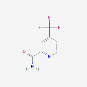 4-(Trifluoromethyl)picolinamide chemical structure (CAS 22245-87-0)