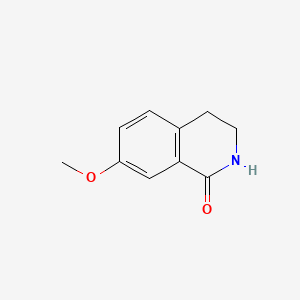 7-Methoxy-3,4-dihydroisoquinolin-1(2H)-one chemical structure (CAS 22246-04-4)