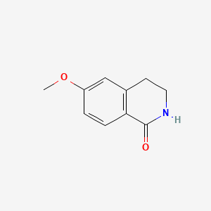 6-Methoxy-3,4-dihydroisoquinolin-1(2H)-one chemical structure (CAS 22246-12-4)