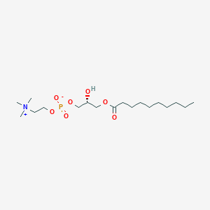 (R)-3-(Decanoyloxy)-2-hydroxypropyl (2-(trimethylammonio)ethyl) phosphate chemical structure (CAS 22248-63-1)