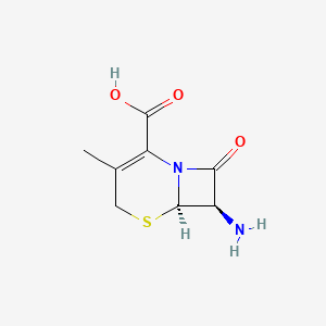 (6R,7R)-7-Amino-3-methyl-8-oxo-5-thia-1-azabicyclo[4.2.0]oct-2-ene-2-carboxylic acid chemical structure (CAS 22252-43-3)