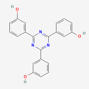3,3',3''-(1,3,5-Triazine-2,4,6-triyl)triphenol chemical structure (CAS 2225834-22-8)