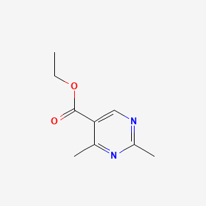 Ethyl 2,4-dimethylpyrimidine-5-carboxylate chemical structure (CAS 2226-86-0)