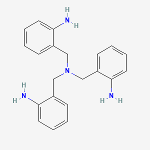 2-((Bis(2-aminobenzyl)amino)methyl)aniline chemical structure (CAS 222638-73-5)