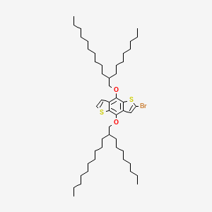 2-Bromo-4,8-bis((2-octyldodecyl)oxy)benzo[1,2-b:4,5-b']dithiophene chemical structure (CAS 2226388-08-3)