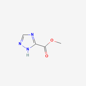 Methyl 4H-1,2,4-triazole-3-carboxylate chemical structure (CAS 2227213-13-8)