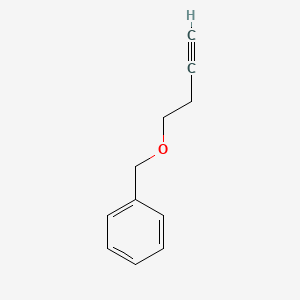 ((But-3-yn-1-yloxy)methyl)benzene chemical structure (CAS 22273-77-4)