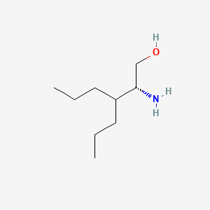 (R)-2-Amino-3-propylhexan-1-ol chemical structure (CAS 2227762-98-1)