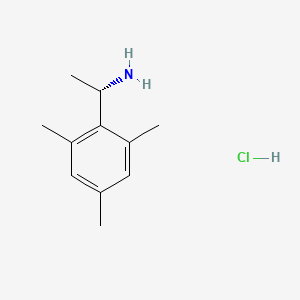 (S)-1-Mesitylethanamine hydrochloride chemical structure (CAS 2227804-07-9)
