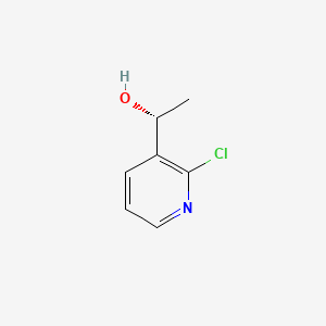 (R)-1-(2-Chloropyridin-3-yl)ethan-1-ol chemical structure (CAS 2227861-50-7)