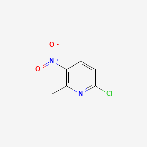6-Chloro-2-methyl-3-nitropyridine chemical structure (CAS 22280-60-0)