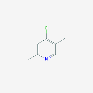 4-Chloro-2,5-dimethylpyridine chemical structure (CAS 22282-80-0)