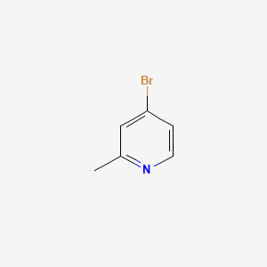 4-Bromo-2-methylpyridine chemical structure (CAS 22282-99-1)