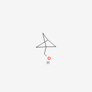 Bicyclo[1.1.1]pentan-1-ylmethanol chemical structure (CAS 22287-32-7)