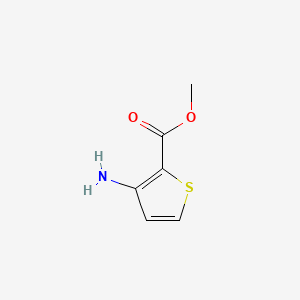 Methyl 3-amino-2-thiophenecarboxylate chemical structure (CAS 22288-78-4)