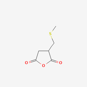 3-((Methylthio)methyl)dihydrofuran-2,5-dione chemical structure (CAS 2228958-23-2)